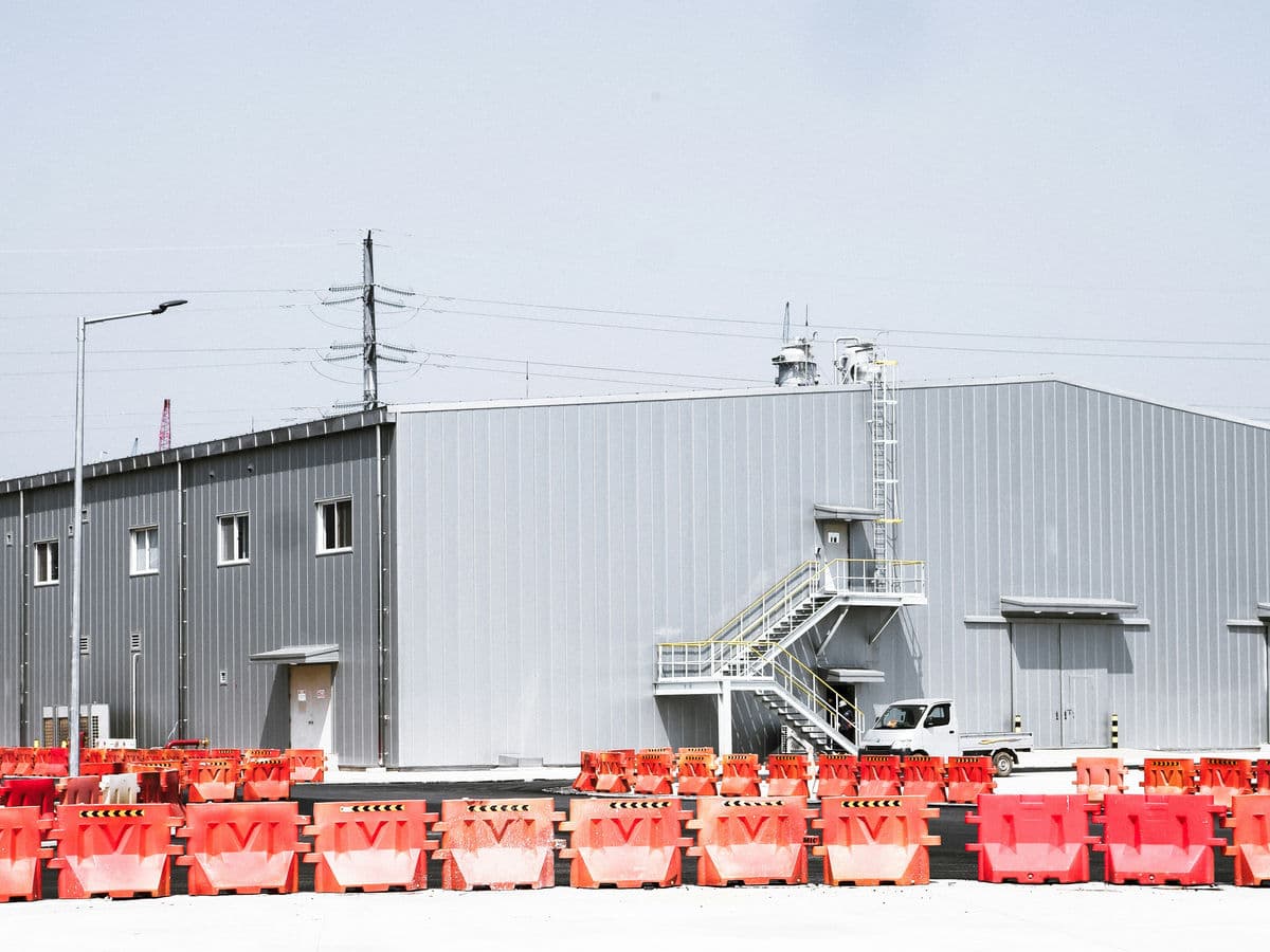 Industrial steel building