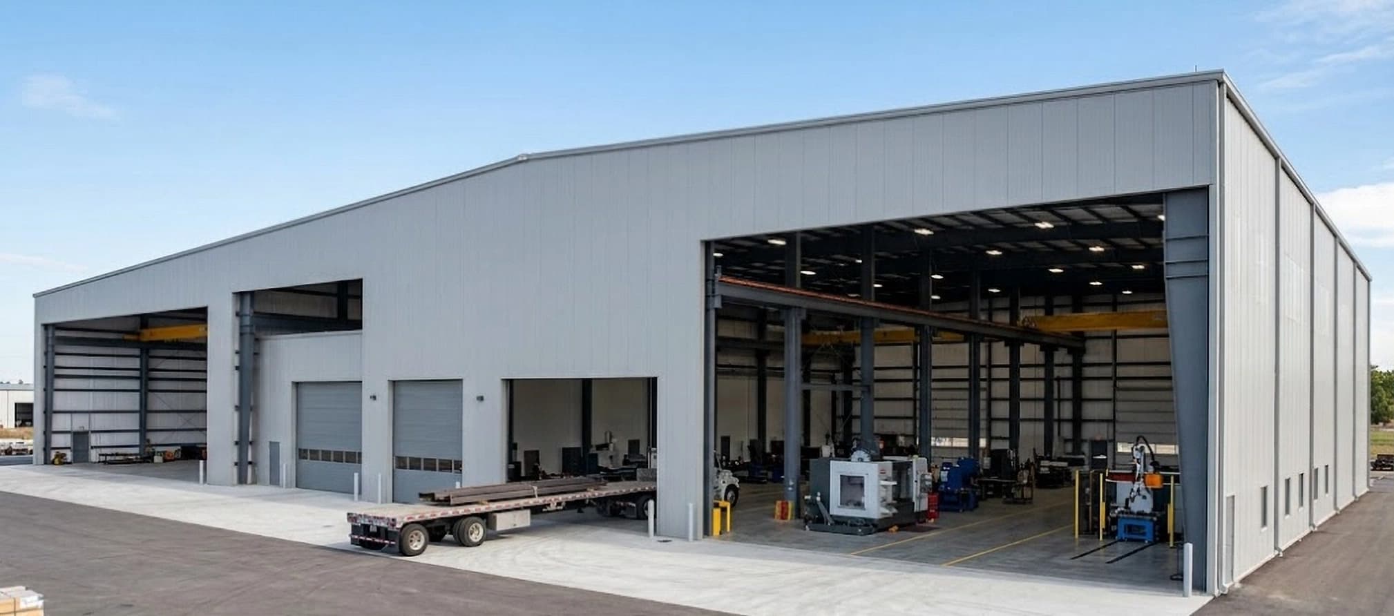 Manufacturing Steel Building
